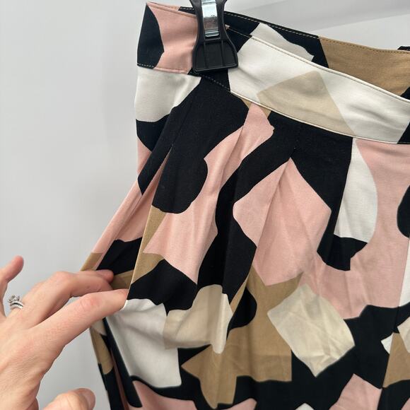 ANTHROPOLOGIE COREY LYNN CALTER Abstract Printed Wide Leg Pants // S - Picture 9 of 12